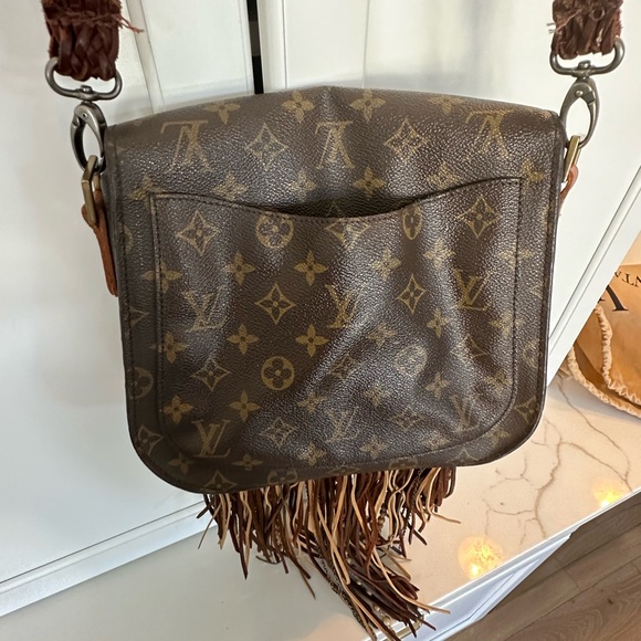 Vintage boho bag, World Traveler in dirty blonde - Picture 8 of 12